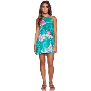 Show Me Your Mumu Katy Halter Mini Dress Lei Bay